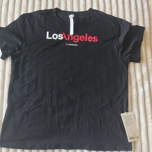 NWT Lululemon Black Los Angeles T-Shirt